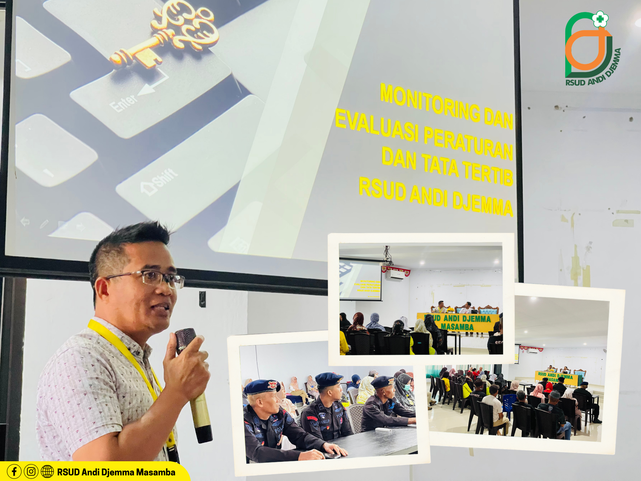 Monitoring dan Evaluasi Peraturan Tata Tertib RSUD Andi Djemma